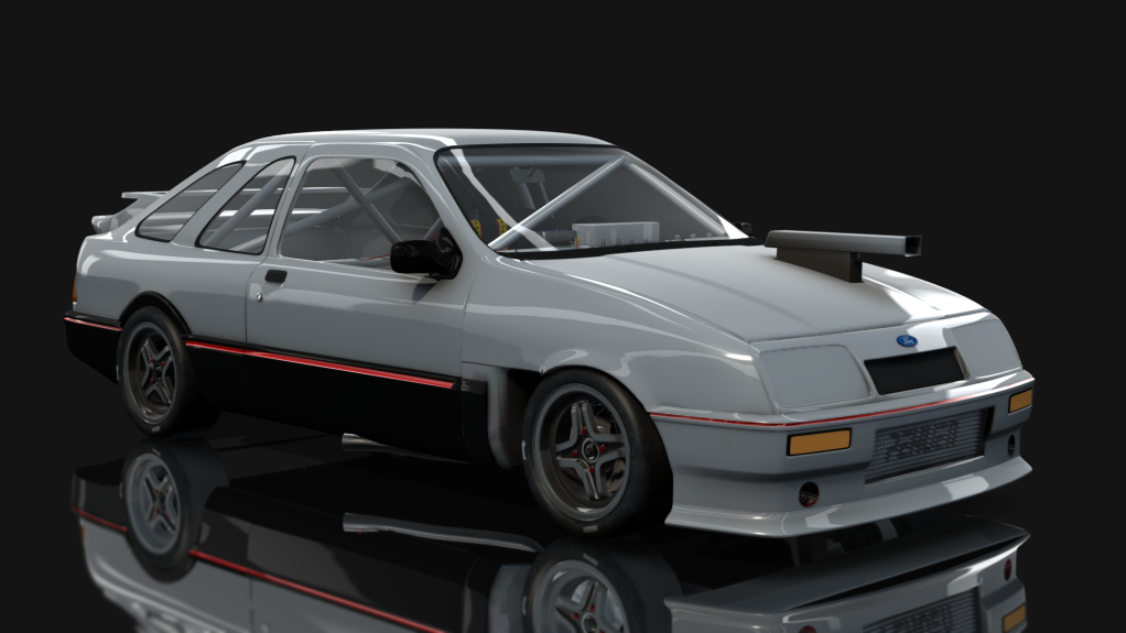 Ford Sierra - Turismo Retro, skin Gris