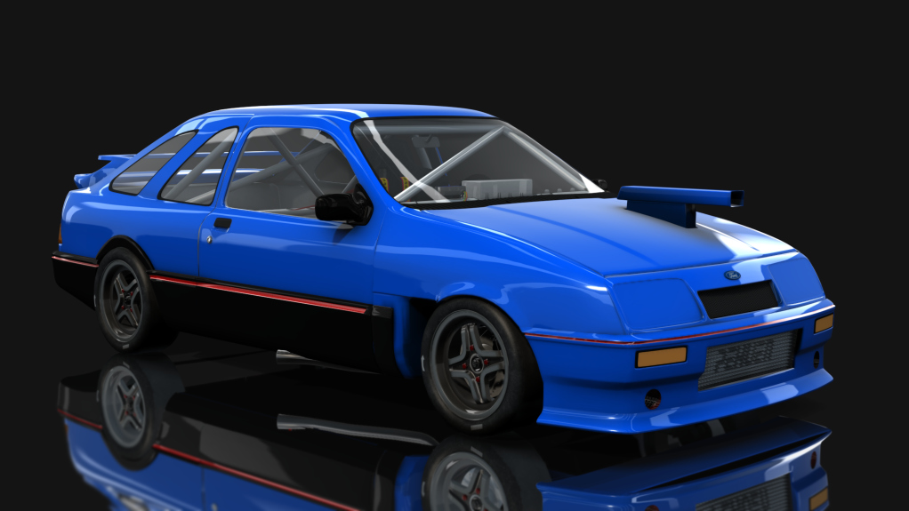 Ford Sierra - Turismo Retro, skin Rojo