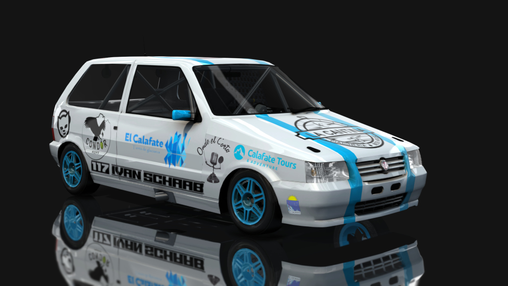 APTP - Turismo Pista Clase 1 - Fiat Uno Fire, skin ivan schaab