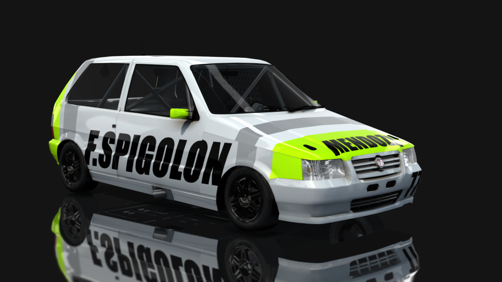APTP - Turismo Pista Clase 1 - Fiat Uno Fire, skin spigolon
