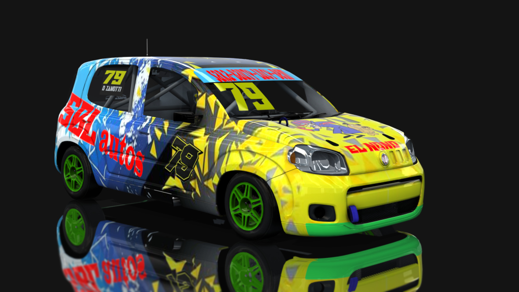 APTP - Turismo Pista Clase 2 - Fiat Uno Way, skin Daniel Zanotti