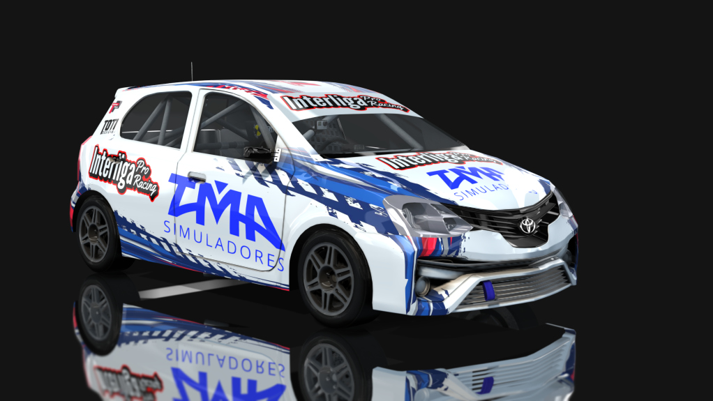 APTP - Turismo Pista Clase 3 - Toyota Etios, skin INTERLIGA TP ETIOS