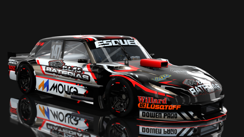 Turismo Cuyano 4000 - Ford Falcon - Alifraco 2012, skin BLAS