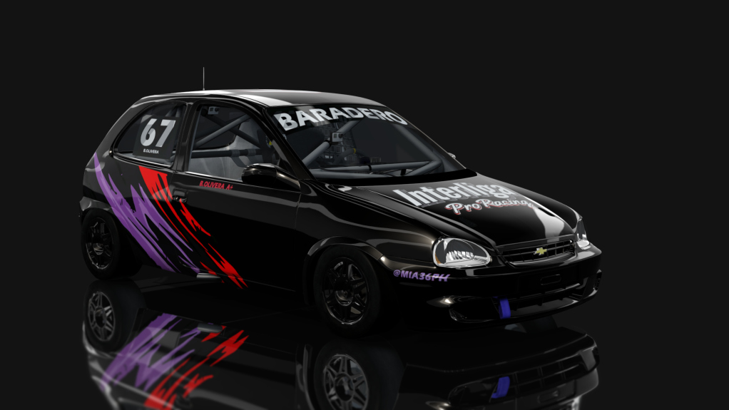 Chevrolet Corsa - Clase 2 - Zonal Cuyano, skin Benicio Olivera