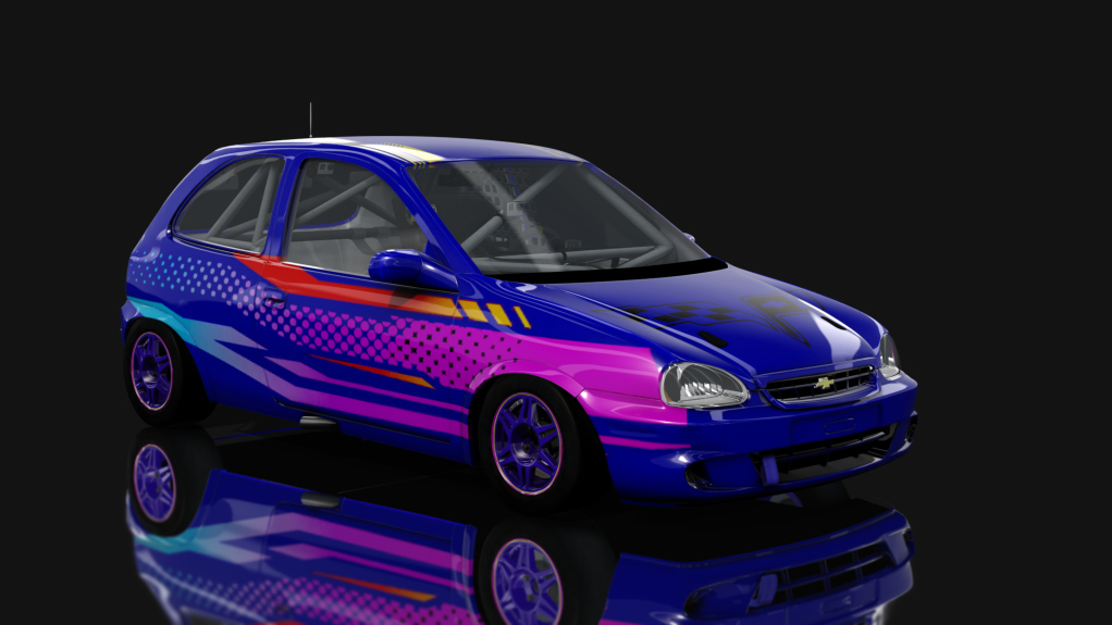 Chevrolet Corsa - Clase 2 - Zonal Cuyano, skin Eduardo Gonzalez