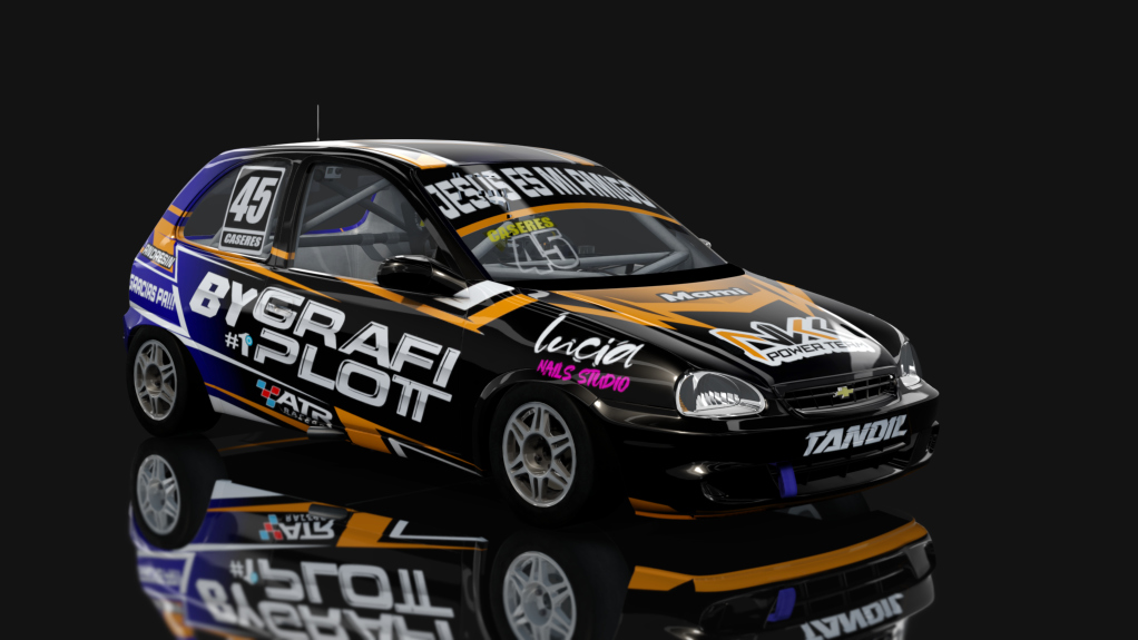 Chevrolet Corsa - Clase 2 - Zonal Cuyano, skin Ignacio Caseres