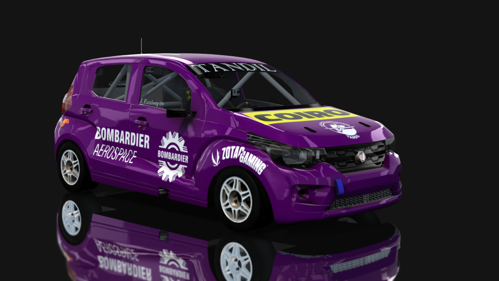 ASM - Fiat Uno Mobi - Interliga Pro Racing, skin 73 - Julian Fainberg