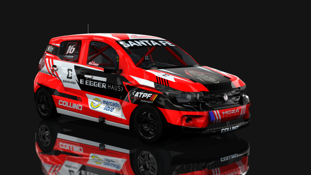 ASM - Fiat Uno Mobi - Interliga Pro Racing, skin Alejandro Dolinsky