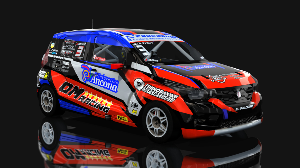 ASM - Fiat Uno Mobi - Interliga Pro Racing, skin Jail Oliver