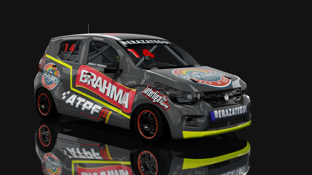 ASM - Fiat Uno Mobi - Interliga Pro Racing, skin Pablo Pedone