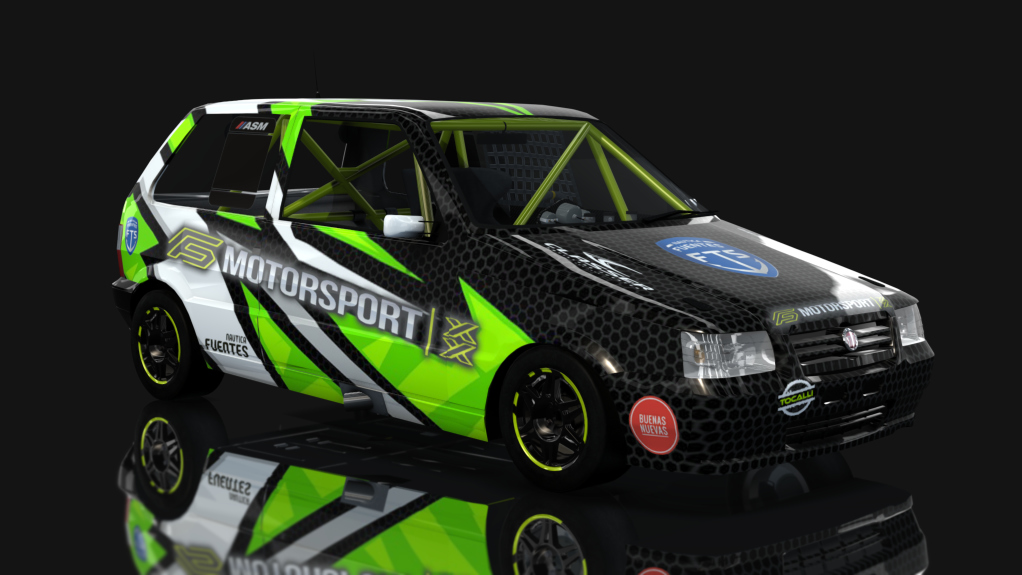 ASM - Fiat Uno Fire - Interliga Pro Racing, skin 27-Guille Tocalli