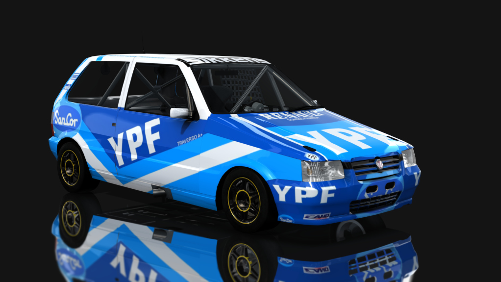 ASM - Fiat Uno Fire - Interliga Pro Racing, skin Alejandro Destasio