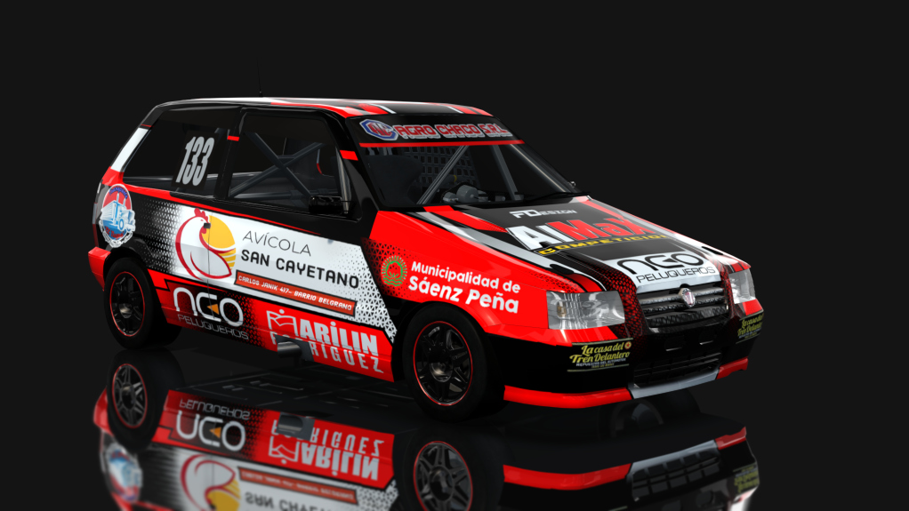 ASM - Fiat Uno Fire - Interliga Pro Racing, skin Octavio Aguado