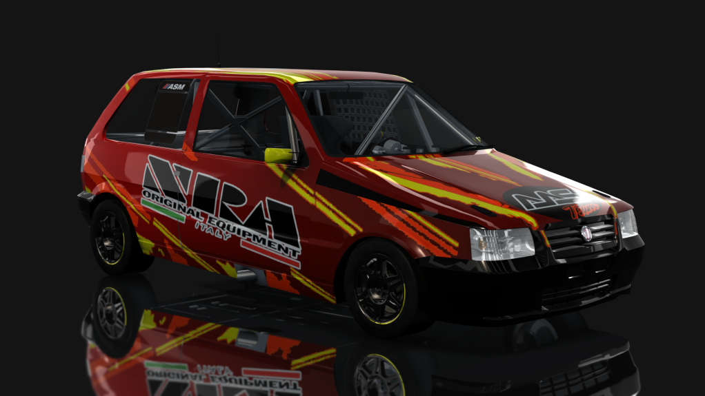 ASM - Fiat Uno Fire - Interliga Pro Racing, skin Valentino_Zane