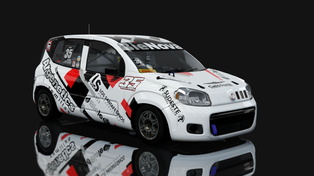APTP - Fiat Uno Way - Interliga Pro Racing, skin Gael Rohrberg