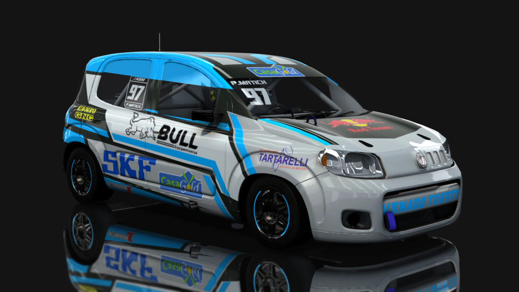 APTP - Fiat Uno Way - Interliga Pro Racing, skin Pablo Matich
