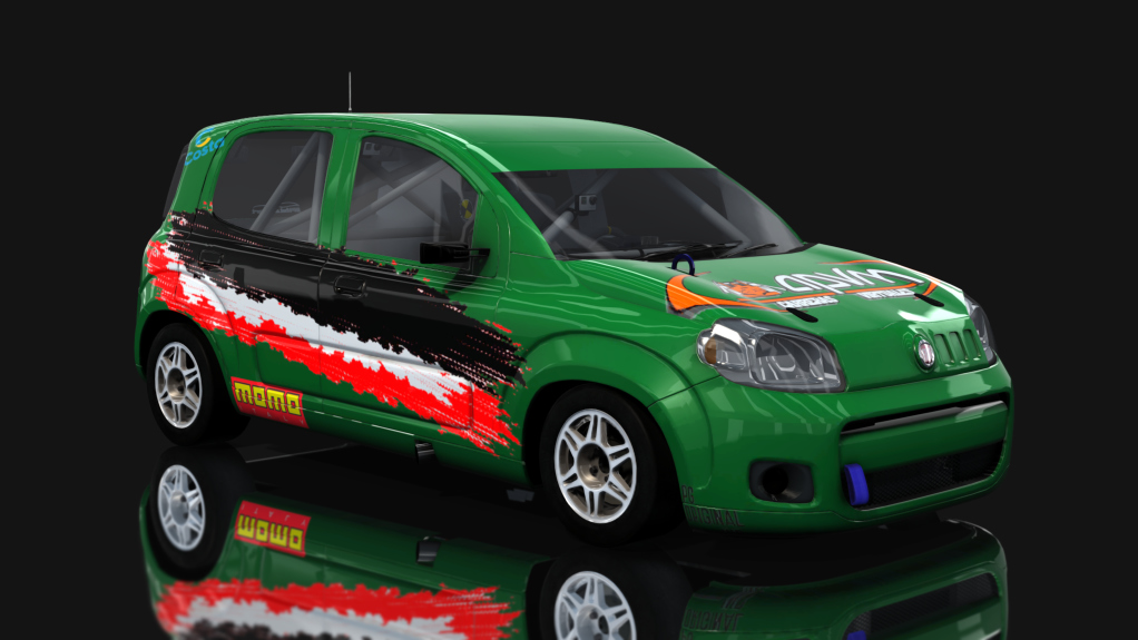 ASM - Fiat Uno Way - Interliga Pro Racing, skin Alan Garcia