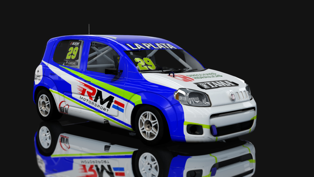 ASM - Fiat Uno Way - Interliga Pro Racing, skin Martin Chichi