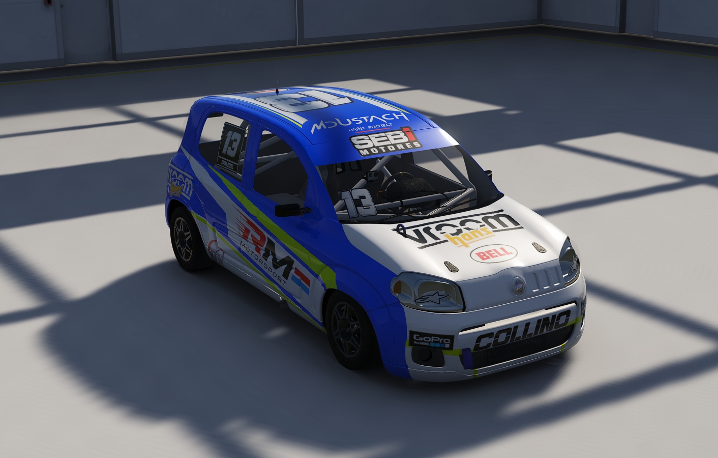 ASM - Fiat Uno Way - Interliga Pro Racing, skin Rodrigo Perez