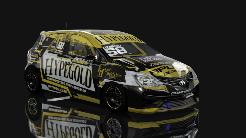 Toyota Etios - Clase 2 - Zonal Cuyano, skin Nicolas Russo