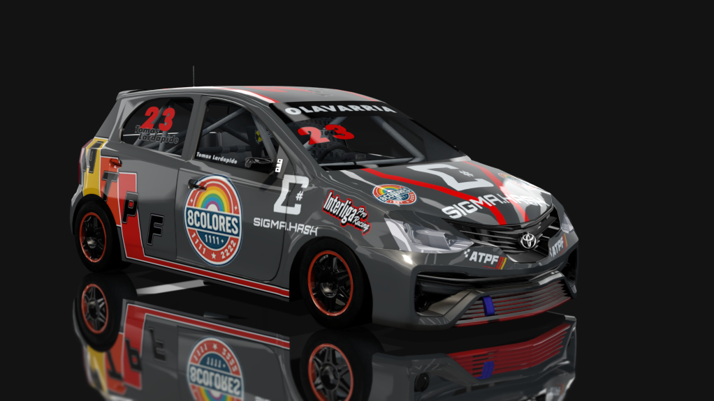Toyota Etios - Clase 2 - Zonal Cuyano, skin Tomas Lardapide