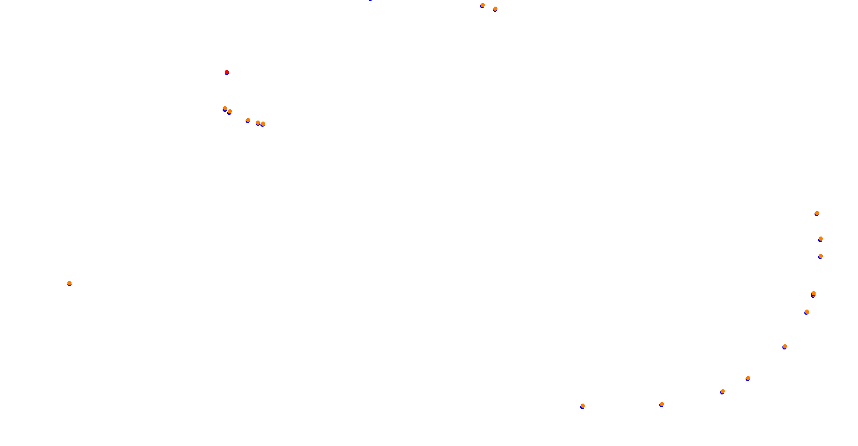Daytona Road Course collisions
