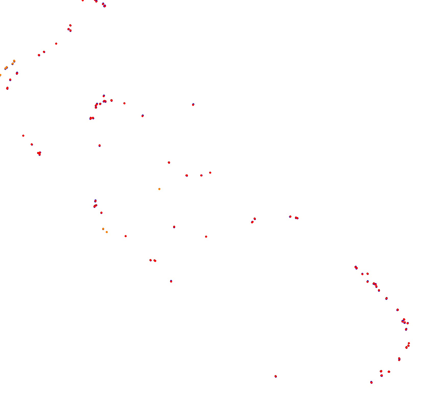 Circuito de San Cayetano - Largo collisions