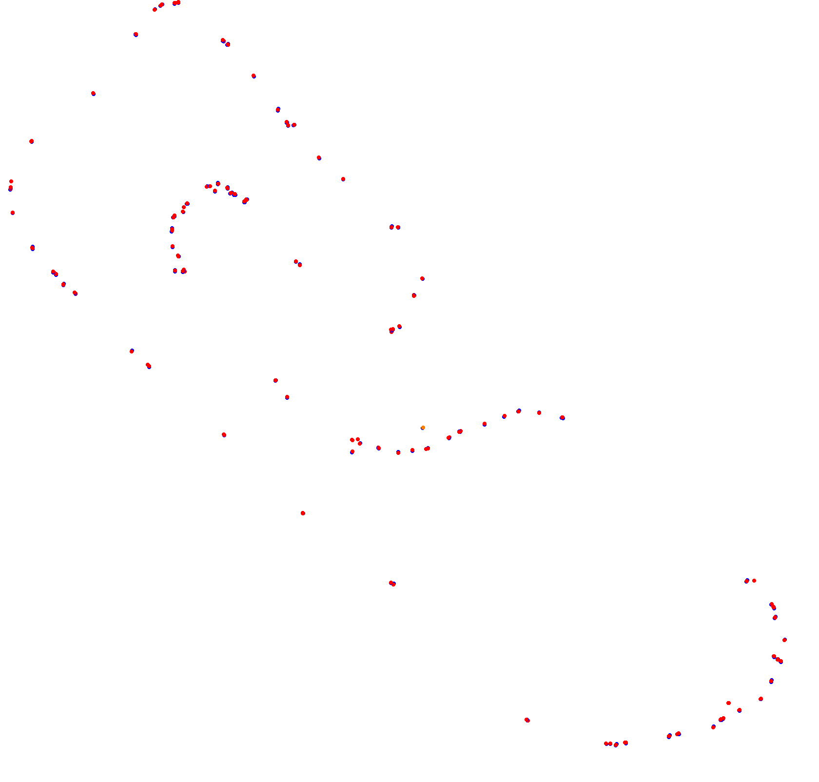 Circuito de San Cayetano - Largo collisions